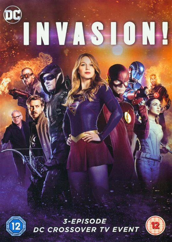 Cover for Invasion Dc Crossovers Dvds · DC Crossover Event - Invasion (DVD) (2017)