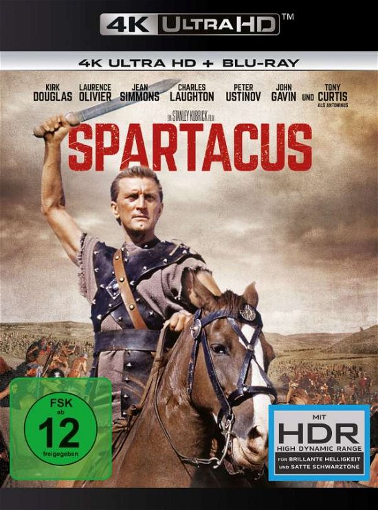 Cover for Kirk Douglas,laurence Olivier,jean Simmons · Spartacus (4K Ultra HD) (2020)