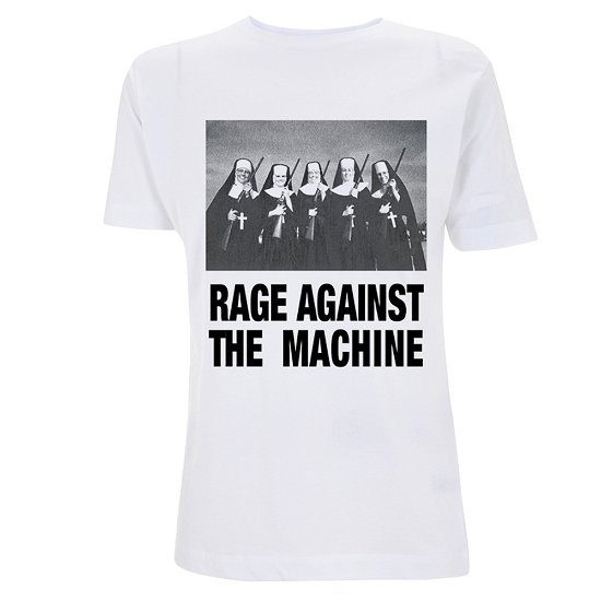 Cover for Rage Against the Machine · Nuns and Guns (T-shirt) [size M] [White edition] (2018)