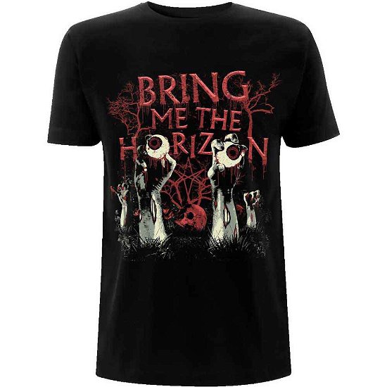 Bring Me The Horizon Unisex T-Shirt: Graveyard Eyes - Bring Me The Horizon - Koopwaar -  - 5056187757416 - 