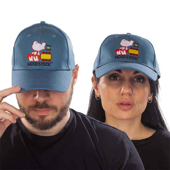 Cover for Woodstock · Woodstock Unisex Baseball Cap: Logo (TØJ) [Blue - Unisex edition]