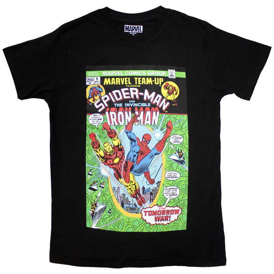 Cover for Marvel Comics · Marvel Comics Unisex T-Shirt: Spiderman &amp; Iron Man Comic Cover (T-shirt) [size S]