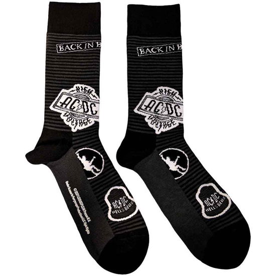 Cover for AC/DC · AC/DC Unisex Ankle Socks: Icons (Black) (UK Size 4 - 7) (Bekleidung) (2025)