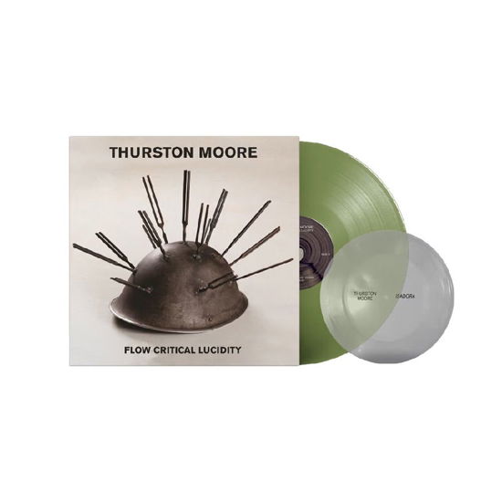 Cover for Thurston Moore · Flow Critical Lucidity (LP) [Green Vinyl + 7&quot; Clear Flexi Disc edition] (2024)