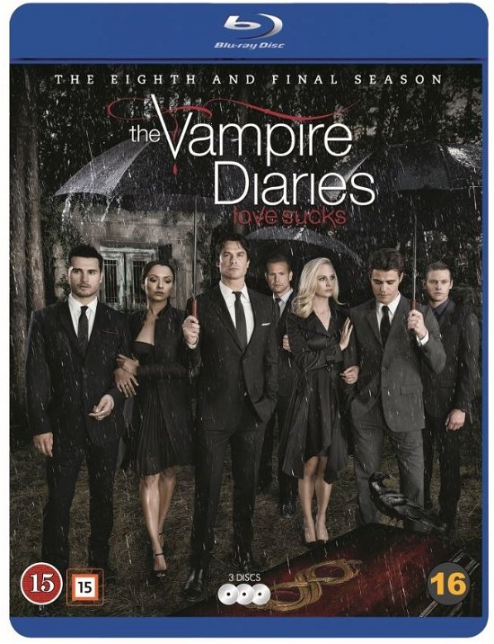 Cover for The Vampire Diaries · The Eighth and Final Season (Blu-ray) (2017)
