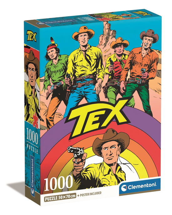 Cover for Clementoni Puzzle Adulti Comics 1000 Pz · Tex 2 (Compact Box 1000 stukjes) (GAME) (2024)