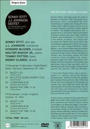 We Remember Bird: Berlin & London 1964 - Sonny Stitt - Movies -  - 8436028695416 - August 20, 2008