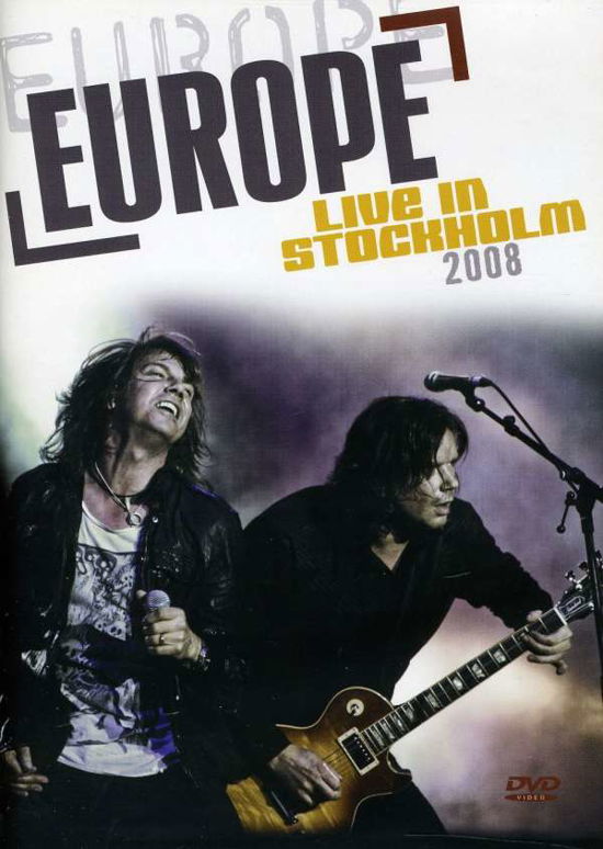 Cover for Europe · Live in Stockholm 2008 (DVD) (2012)