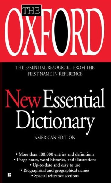 Cover for Oxford University Press · The Oxford New Essential Dictionary (Paperback Book) [Reissue edition] (2008)
