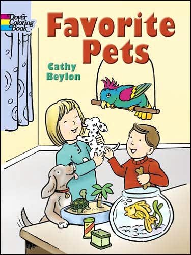 Cover for Cathy Beylon · Favorite Pets - Dover Nature Coloring Book (Pocketbok) (2007)