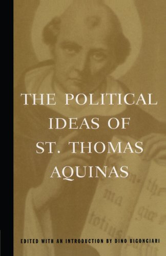 Cover for Thomas Aquinas · The Political Ideas of St. Thomas Aquinas (Hafner Library of Classics) (Paperback Book) (1997)