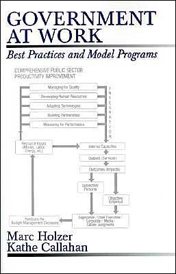 Cover for Marc Holzer · Government at Work: Best Practices and Model Programs (Paperback Book) (1998)
