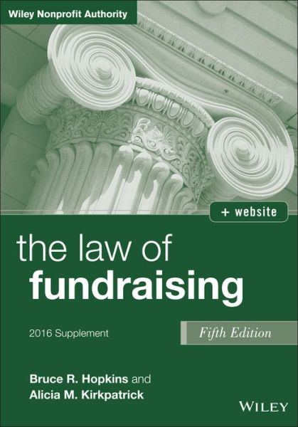 Cover for Hopkins · The Law of Fundraising, Fifth E (Book) [5 Rev edition] (2016)