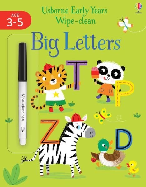 Early Years Wipe-Clean Big Letters - Usborne Early Years Wipe-clean - Jessica Greenwell - Bøger - Usborne Publishing Ltd - 9781474968416 - 28. maj 2020