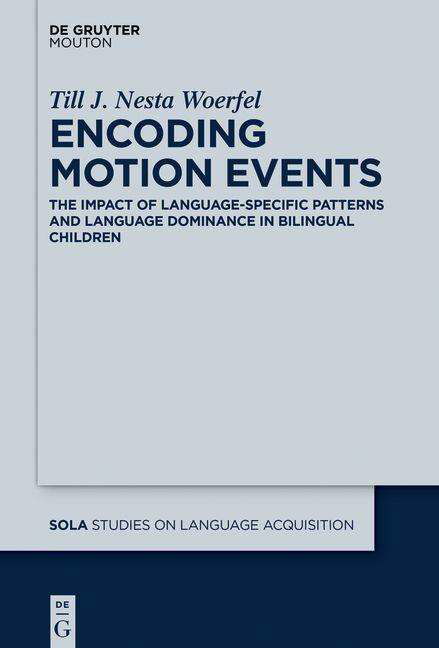 Cover for Woerfel · Encoding Motion Events (Book) (2020)