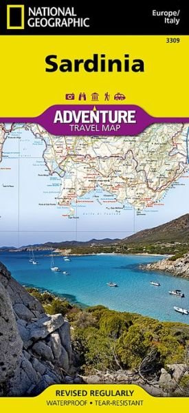 Cover for National Geographic Maps · Sardinia: Travel Maps International Adventure Map (Landkarten) (2022)