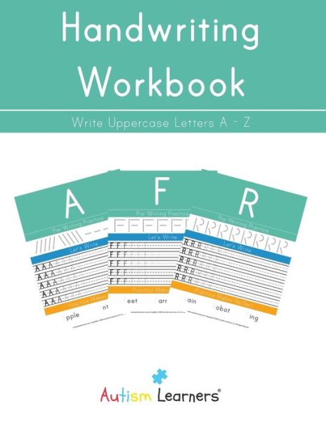 Cover for Autism Learners · Handwriting Workbook Uppercase Letters A - Z (Paperback Book) (2020)