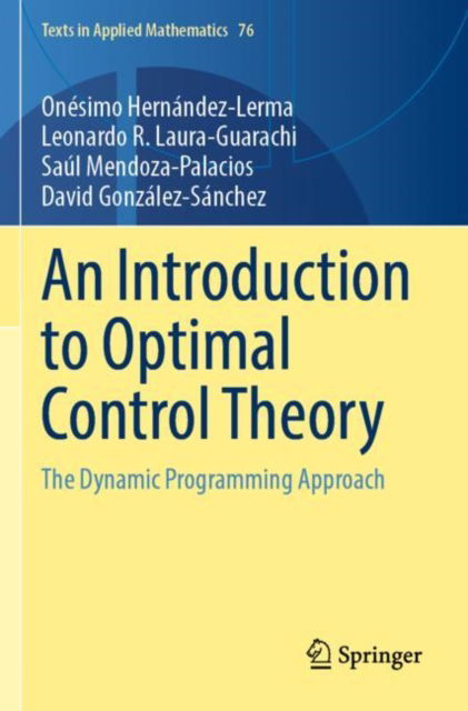 Cover for Onesimo Hernandez-Lerma · An Introduction to Optimal Control Theory: The Dynamic Programming Approach - Texts in Applied Mathematics (Paperback Book) [2023 edition] (2024)
