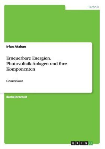 Cover for Atahan · Erneuerbare Energien. Photovolta (Book)