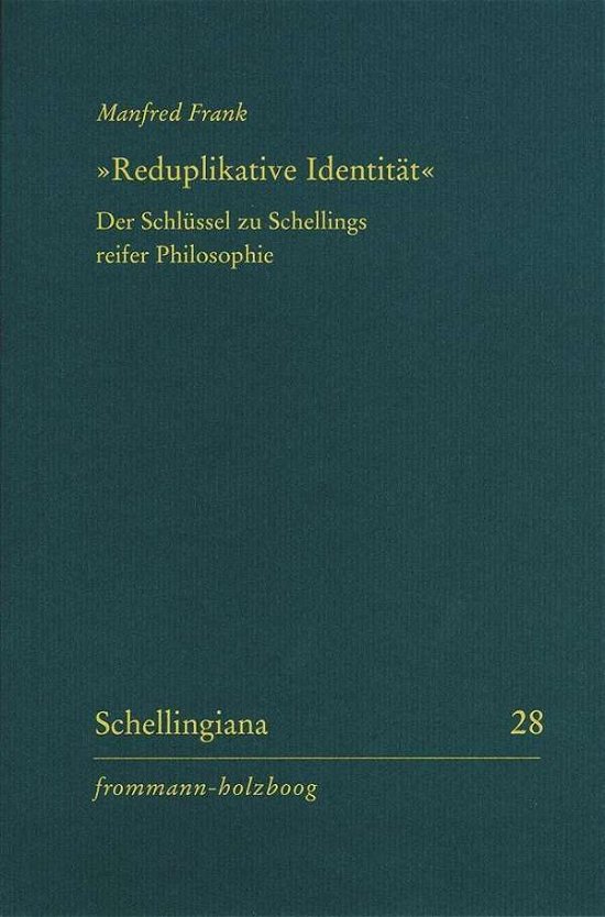 Cover for Frank · »Reduplikative Identität« (Book) (2018)