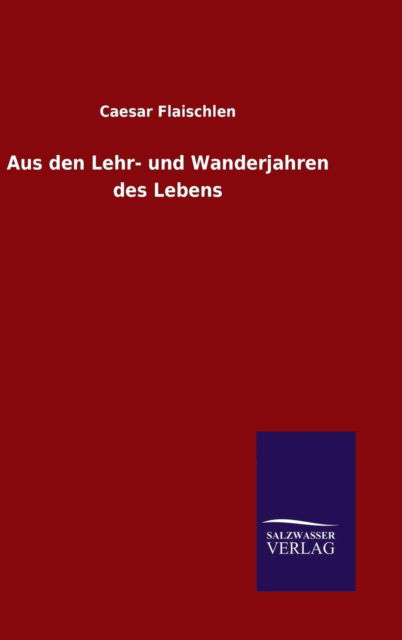 Cover for Caesar Flaischlen · Aus den Lehr- und Wanderjahren des Lebens (Inbunden Bok) (2015)