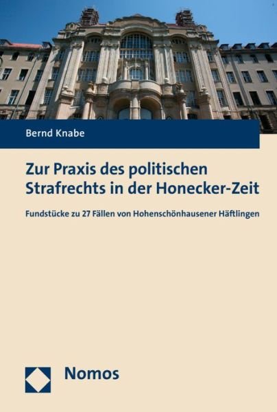 Cover for Knabe · Zur Praxis des politischen Strafr (Bok) (2017)
