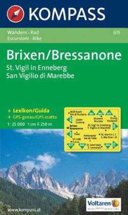 Cover for Mair-Dumont / Kompass · Kompass wanderkarte: Brixen-Bressanone-St. vigil (Book) [1st edition]