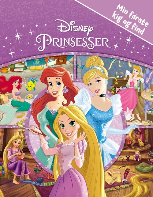 Cover for Disney: Disney Prinsesser - Min Første Kig og Find (Cardboard Book) [1e uitgave] (2022)