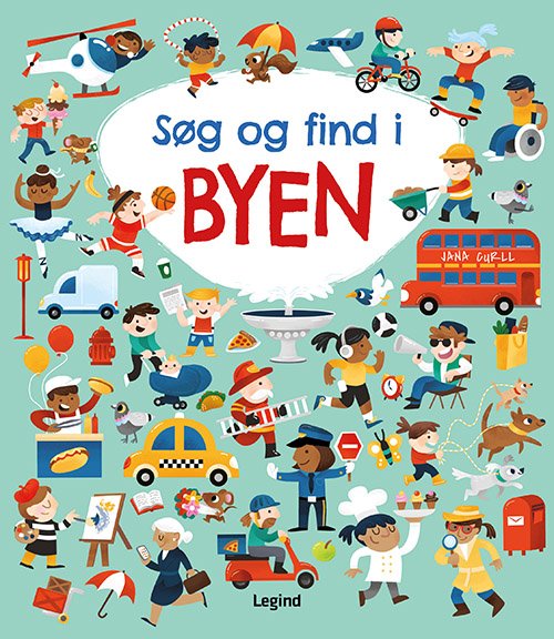 Cover for Søg og find i Byen (Cardboard Book) [1st edition] (2023)
