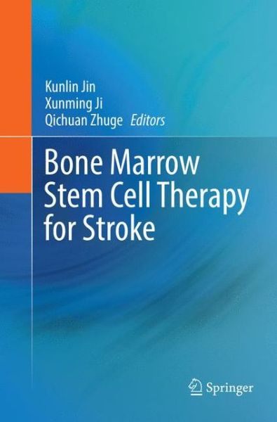 Cover for Bone marrow stem cell therapy for stroke (Paperback Book) [Softcover reprint of the original 1st ed. 2017 edition] (2018)