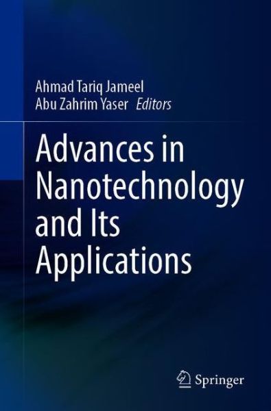 Cover for Jameel · Advances in Nanotechnology and Its Applications (Pocketbok) [1st ed. 2020 edition] (2020)