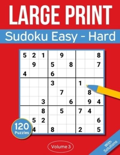 Cover for Rosenbladt · Sudoku Large Print Easy to Hard (Paperback Bog) (2020)