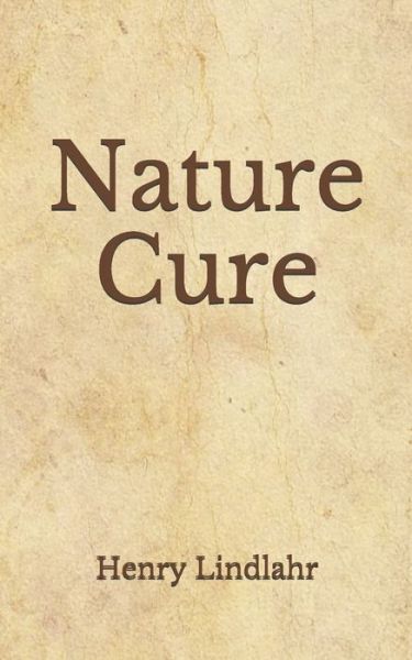 Cover for Henry Lindlahr · Nature Cure (Paperback Book) (2020)