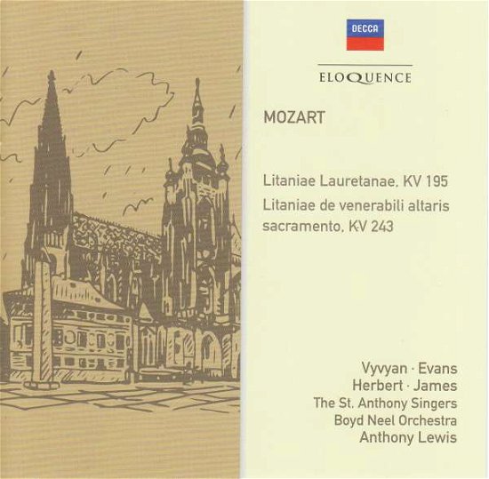 Cover for Jennifer Vyvyan / Nancy Evans / William Herbert · Mozart: Litanies. Kv 195 &amp; 243 (CD) (2017)
