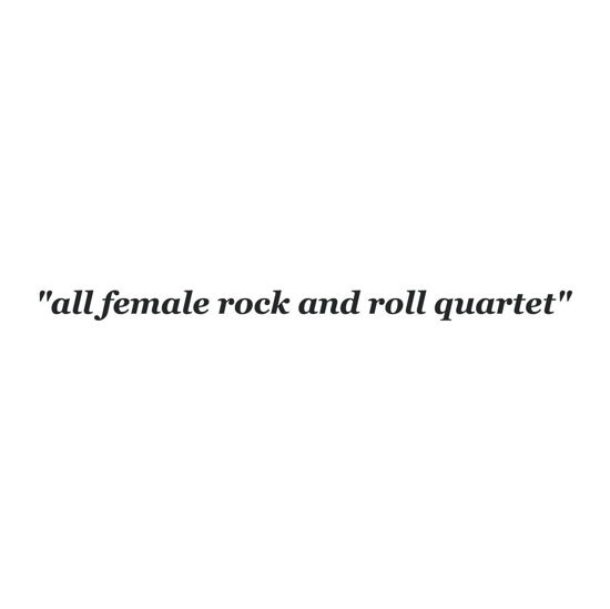 All Female Rock & Roll Quartet - She's - Música - EMPTY CELLAR - 0655035053417 - 17 de novembro de 2017