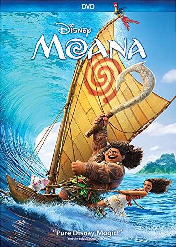 Cover for Moana (DVD) (2017)