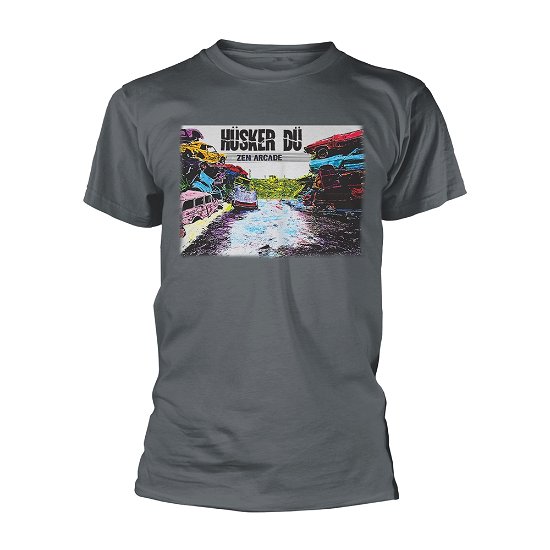 Cover for Husker Du · Zen Arcade (T-shirt) [size M] [Grey edition] (2018)