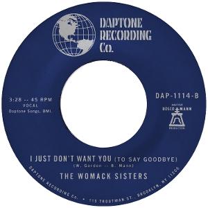 Cover for The Womack Sisters · If You Want Me / I Just Don’t Want You (To Say Goodbye) (LP) (2025)