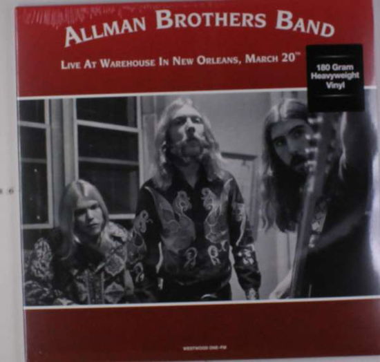 Live at Warehouse in New Orlea - Allman Brothers Band - Music - PROP - 0889397521417 - September 13, 2017