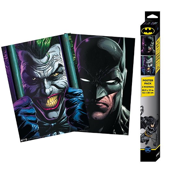 DC COMICS - Batman & Joker - Set 2 posters 52x38 - P.Derive - Produtos -  - 3665361075417 - 30 de maio de 2022
