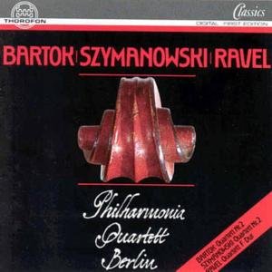 Cover for Bartok / Philharmonia Quartett Berlin · String Qts No 2 Op 17 / No 2 / Op 56 (CD) (1992)