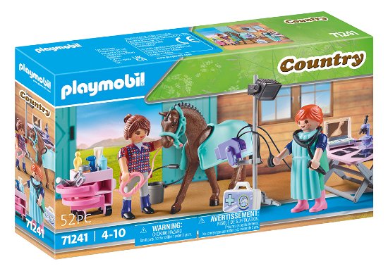Cover for Playmobil · Playmobil - Playmobil Country 71241 Dierenarts voor paarden (Toys)