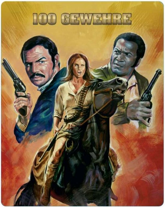 Cover for Brown,jim / Welch,raquel / Reynolds,burt/+ · 100 Gewehre-novobox Klassiker (Blu-ray) (2020)