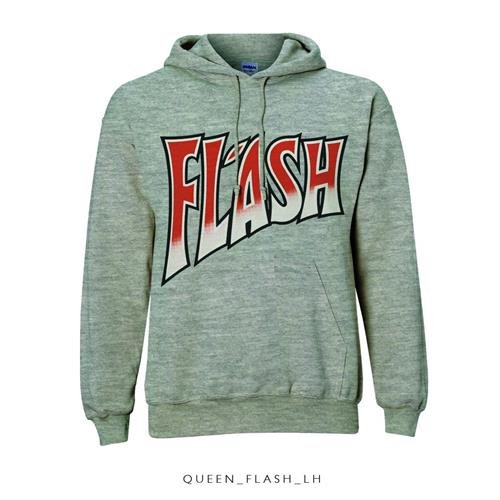 Cover for Queen · Queen Unisex Pullover Hoodie: Flash (Hoodie) [size S] [Grey - Unisex edition] (2015)