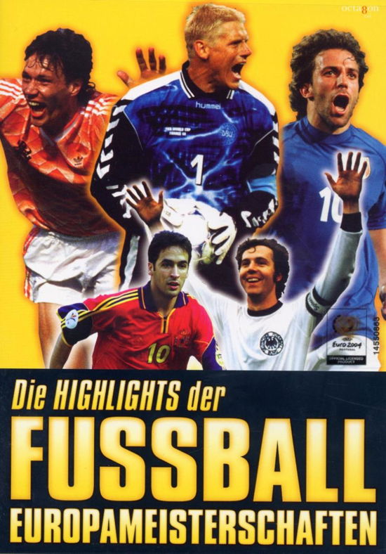 Cover for Die Highlights Der Fussball Europameisterschaften · Golden Moments of Uefa Europea (DVD) (2004)