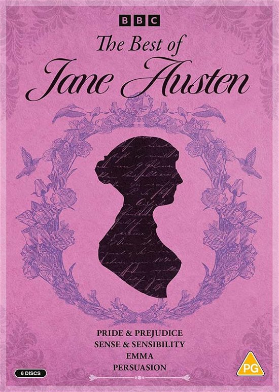 Cover for The Best of Jane Austen Coll · The Best of Jane Austen - Pride and Prejudice / Sense and Sensibility / Emma / Persuasion (DVD) (2023)