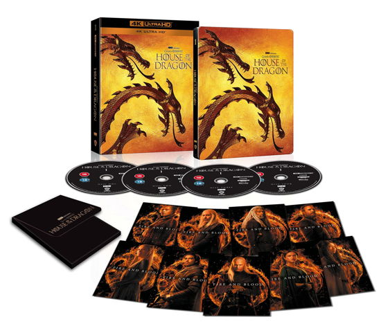 Cover for House Of The Dragon Season 1 (4K UHD Blu-ray) [Limited Steelbook edition] (2023)