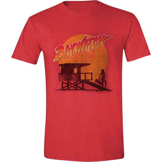 Cover for Baywatch · Baywatch - Baywatch Beach Hut Men T-shirt - Red - Xxl (Spielzeug)