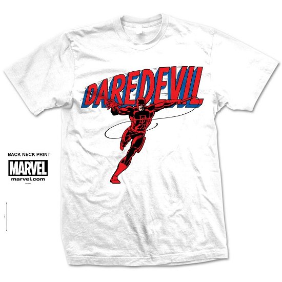 Marvel Comics Unisex T-Shirt: Dare-Devil Logo - Marvel Comics - Merchandise - Bravado - 5055979905417 - 