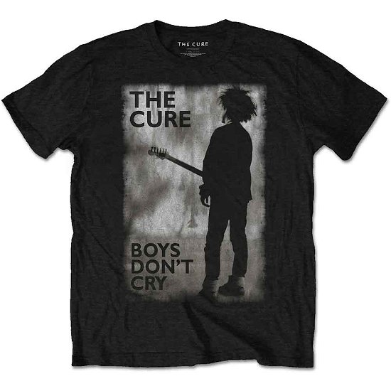 The Cure Unisex T-Shirt: Boys Don't Cry Black & White - The Cure - Fanituote - Bravado - 5055979989417 - maanantai 30. tammikuuta 2017